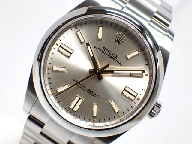 ロレックス　オイスターパーペチュアル 41　シルバー　124300 - 腕時計専門店THE-TICKEN(ティッケン) オンラインショップ