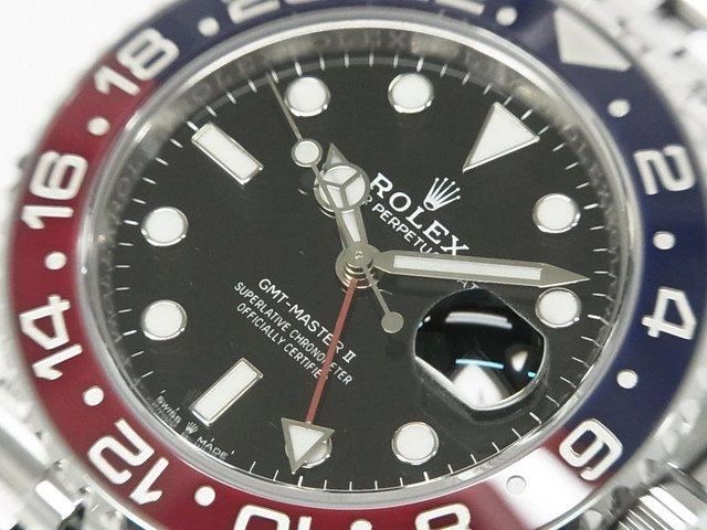 ロレックス GMTマスターII 赤青ベゼル Ref.126710BLRO - 腕時計