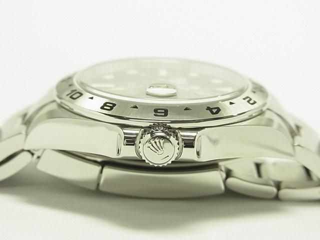 ロレックス エクスプローラーII ブラック文字盤 Ref.216570 梨地
