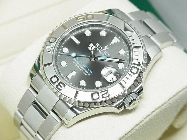 ロレックス ヨットマスター 37 ダークロジウム 268622 - 腕時計