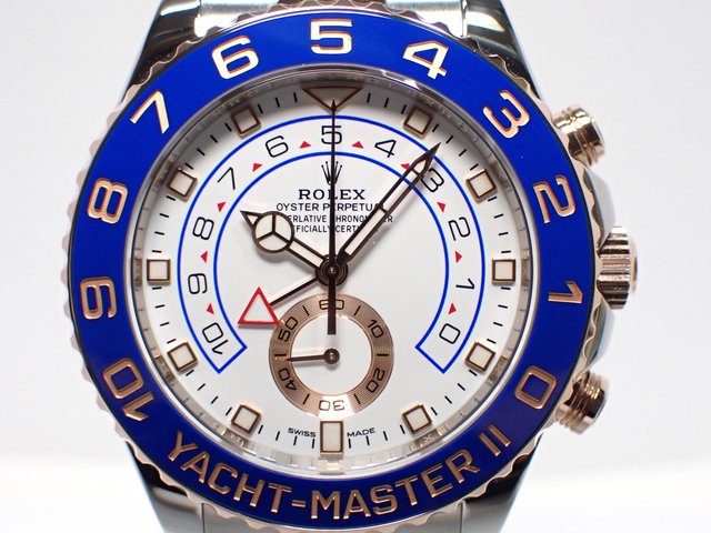 ロレックス ヨットマスターII SS×エバーRGコンビ ベンツ針 116681 '20年 - 腕時計専門店THE-TICKEN(ティッケン)  オンラインショップ