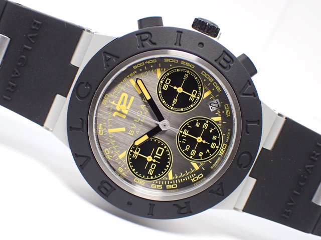 ブルガリ　アルミニウム　クロノグラフ　グランツーリズモ　クロノグラフ　正規品 - 腕時計専門店THE-TICKEN(ティッケン) オンラインショップ