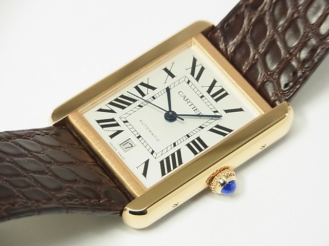 カルティエ　タンクソロ XL シルバーダイヤル　PG＆SS　Ref.W5200026 - 腕時計専門店THE-TICKEN(ティッケン)  オンラインショップ