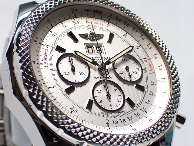ブライトリング　ベントレー6.75・スピード　シルバー　 - 腕時計専門店THE-TICKEN(ティッケン) オンラインショップ