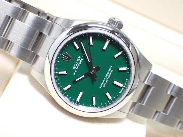 ロレックス　オイスターパーペチュアル31　グリーン　Ref.277200 - 腕時計専門店THE-TICKEN(ティッケン) オンラインショップ