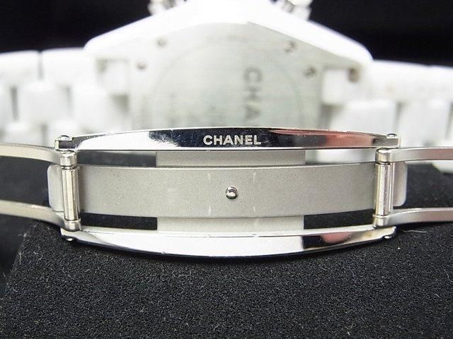 シャネル J12・クロノグラフ 41MM ホワイト 9Pダイヤ H2009 正規