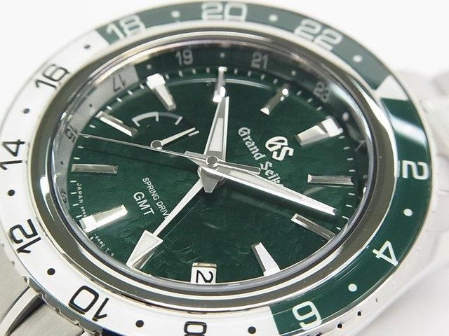 グランドセイコー スプリングドライブ・GMT グリーンダイヤル SBGE295