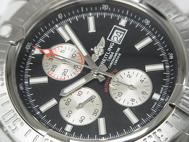 ブライトリング　スーパーアベンジャーII・クロノ　ブラック文字盤　A1337111/BC29(A13371) -  腕時計専門店THE-TICKEN(ティッケン) オンラインショップ
