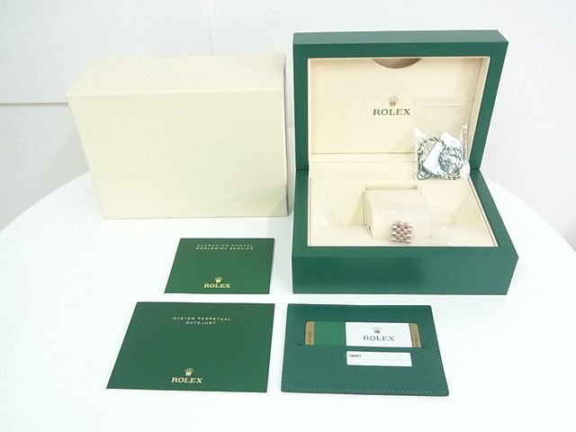 ロレックス　デイトジャスト 41　SS×エバーRG　サンダストダイヤル　126631 - 腕時計専門店THE-TICKEN(ティッケン)  オンラインショップ