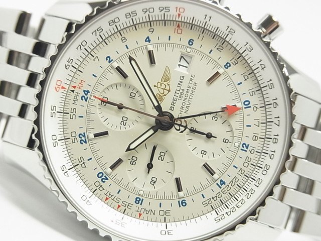 ブライトリング ナビタイマーワールド シルバー A242G71NP (A24322) - 腕時計専門店THE-TICKEN(ティッケン)  オンラインショップ
