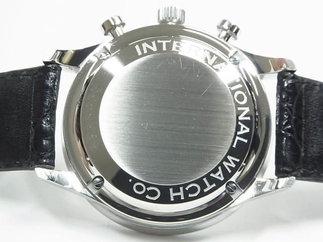 IWC ポルトギーゼ クロノグラフ シルバー×黒文字盤 IW371411