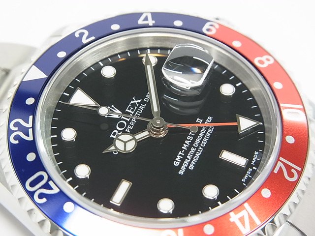 ロレックス　GMTマスターII　赤青ベゼル　16710　F番 - 腕時計専門店THE-TICKEN(ティッケン) オンラインショップ