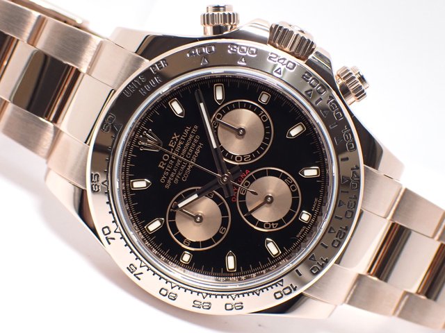 ロレックス　デイトナ　エバーローズゴールド　ブラック×ピンク　116505　’19年 - 腕時計専門店THE-TICKEN(ティッケン)  オンラインショップ