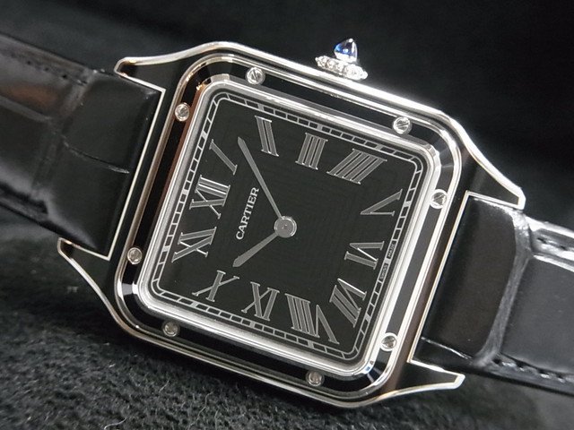 カルティエ　サントス デュモン LM　ブラックラッカー　WSSA0046　未使用 - 腕時計専門店THE-TICKEN(ティッケン) オンラインショップ