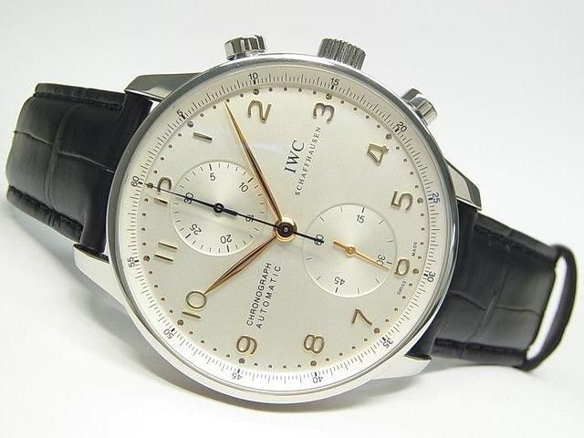 IWC ポルトギーゼ・クロノグラフ シルバー文字盤 IW371445 正規品 - 腕時計専門店THE-TICKEN(ティッケン) オンラインショップ