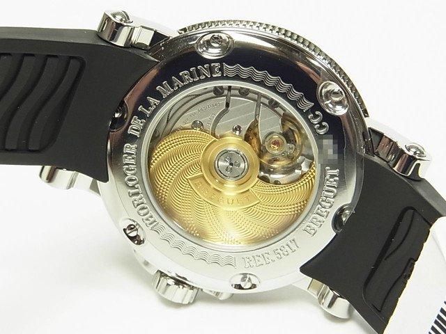 ブレゲ マリーン・ラージデイト ラバー＆ブレス付き 5817ST 正規品