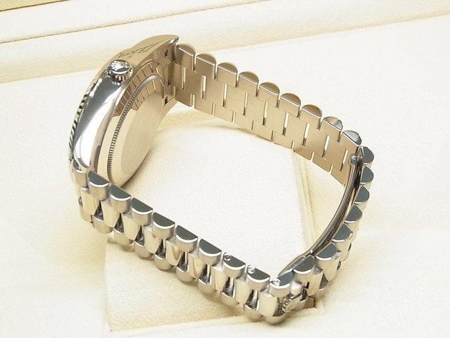 ロレックス デイデイト 40 18KWG ブラック文字盤・インデックス