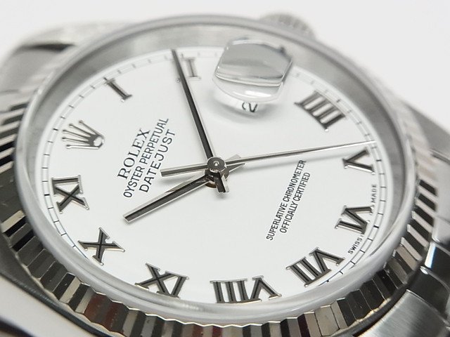 ロレックス デイトジャスト ホワイトローマン 16234 P番 - 腕時計専門店THE-TICKEN(ティッケン) オンラインショップ
