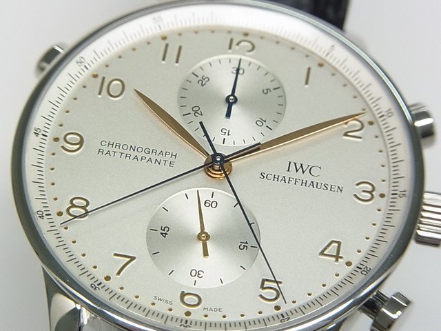 IWC　ポルトギーゼ・クロノ ラトラパンテ　シルバー文字盤　Ref.3712 - 腕時計専門店THE-TICKEN(ティッケン) オンラインショップ