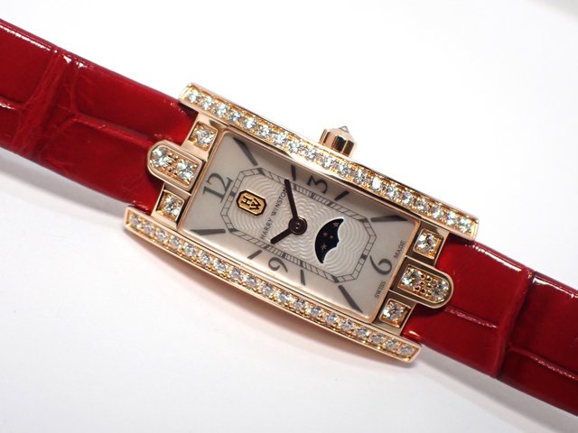 ハリーウィンストン　アヴェニューC　ミニ　ムーンフェイズ　18KRG　正規品 - 腕時計専門店THE-TICKEN(ティッケン) オンラインショップ