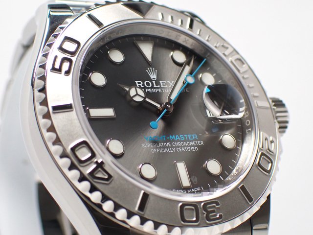 ロレックス　ヨットマスター40 　ダークロジウム　116622　’17年購入 - 腕時計専門店THE-TICKEN(ティッケン) オンラインショップ