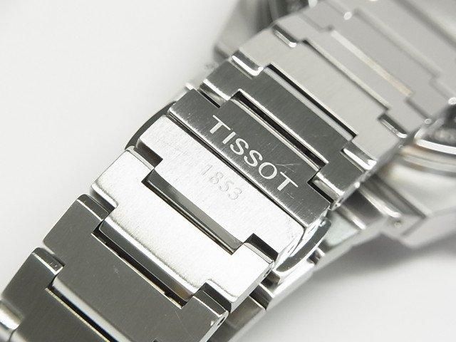 ティソ PRX オートマティック クロノグラフ ホワイト×ブルー