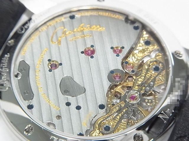グラスヒュッテ・オリジナル パノリザーブ 40MM ブルー文字盤
