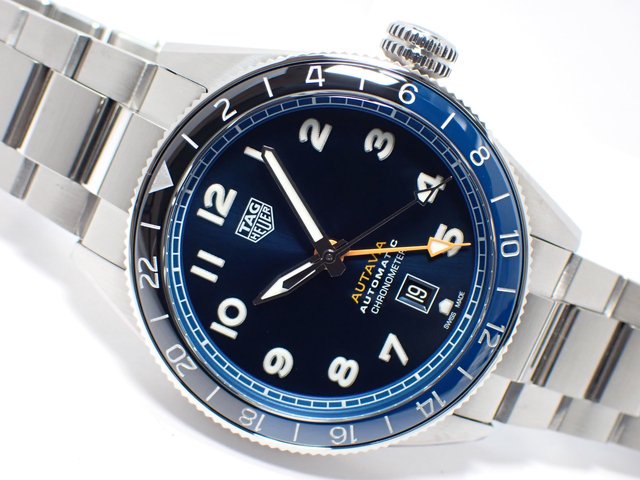 タグ・ホイヤー オータヴィア 60周年アニバーサリー GMT ’22年 革ベルト付き - 腕時計専門店THE-TICKEN(ティッケン)  オンラインショップ