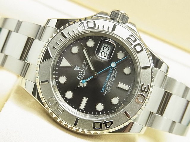 ロレックス　ヨットマスター40 　ダークロジウム　116622　’19年購入 - 腕時計専門店THE-TICKEN(ティッケン) オンラインショップ
