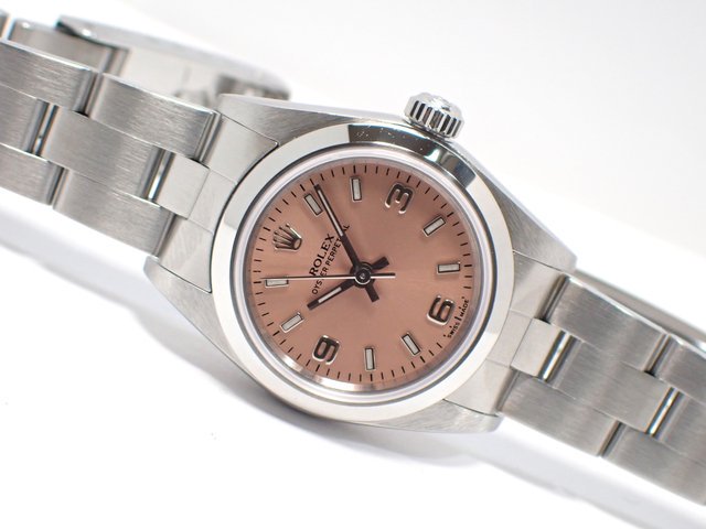 ロレックス　オイスターパーペチュアル　ピンク　３・６・９　レディース　Ref.76080 - 腕時計専門店THE-TICKEN(ティッケン)  オンラインショップ