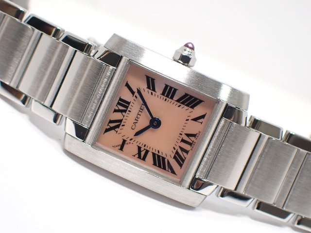 カルティエ タンクフランセーズ SM ピンクシェル クオーツ W51028Q3 - 腕時計専門店THE-TICKEN(ティッケン) オンラインショップ