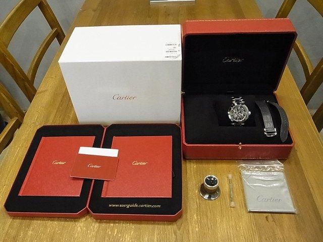 カルティエ　シャンパン(ショッパー付き) カルティエ CPCP タンクオビュ Ref.W1527551 ゴールド(YG