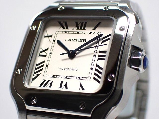 ［正規品］CartierサントスドゥカルティエMM WSSA0010 カルティエ サントス ドゥ カルティエ MMサイズ Ref.WSSA0010 - 腕時計