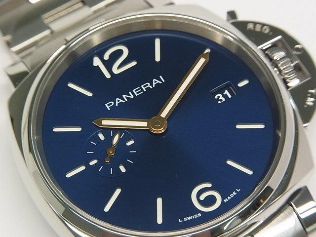 パネライ ルミノール ドゥエ ブルーダイヤル 42MM PAM01124 X番 - 腕時計専門店THE-TICKEN(ティッケン) オンラインショップ