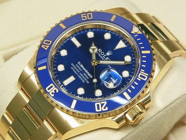 ロレックス サブマリーナ・デイト 18KYG 126618LB '22年購入 - 腕時計