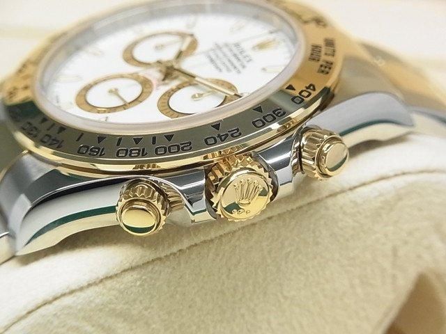 ロレックス　コンビ　1コマ ロレックス デイトナ SS×YGコンビ ホワイト文字盤 126503