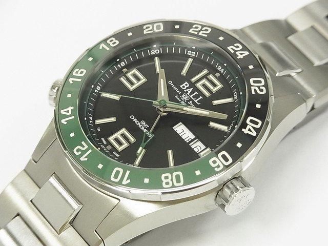 ボールウォッチ ロードマスター マリンGMT 黒緑ベゼル 世界限定