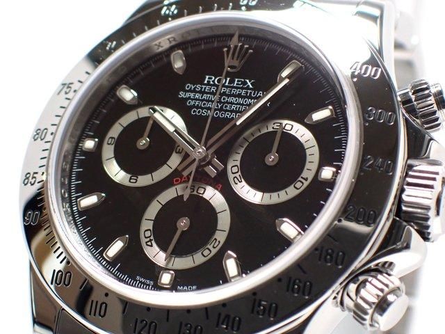ロレックス デイトナ ステンレス ブラック M番 '08年購入