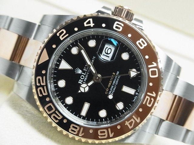 ロレックス GMTマスターII コンビモデル SS×エバーRG 126711CHNR