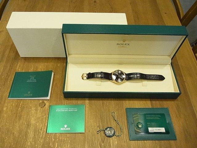 ロレックス チェリーニ・デュアルタイム 18KエバーRG Ref.50525