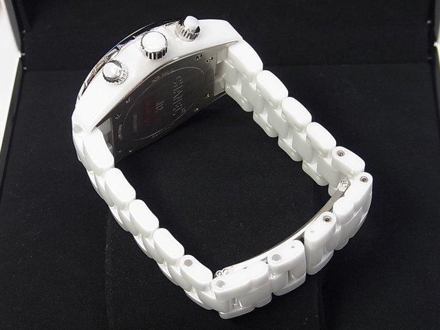 シャネル J12 スーパーレッジェーラ ホワイト 41MM Ref.H3410