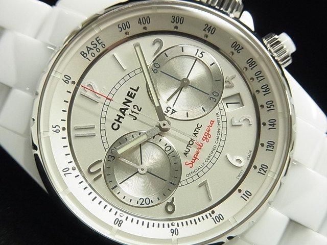 定率割引 西日本 スーパーレッジェーラ J12 シャネル ホワイト Ref.H3410 41MM J12