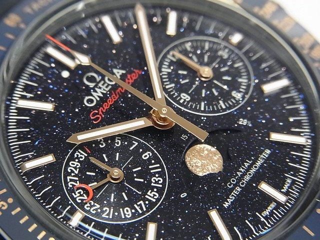 オメガ スピードマスター・ムーンフェイズ ブルーサイド オブ ザ