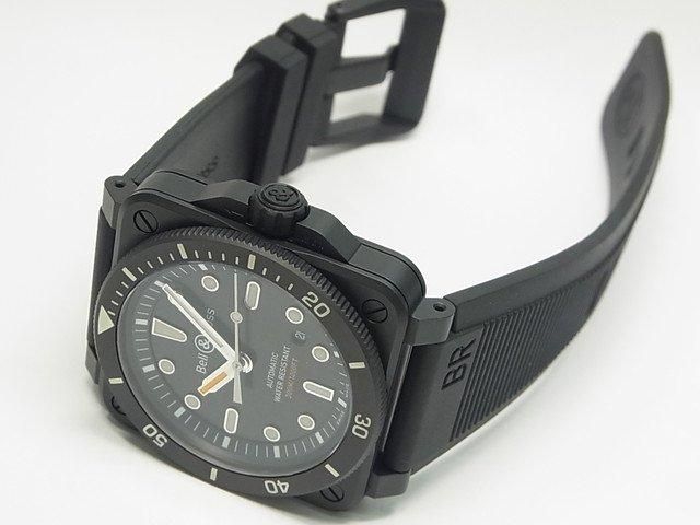 ベル＆ロス BR03-92 ダイバー ブラックマット 42MM - 腕時計専門