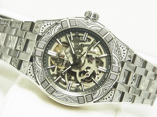 モーリス・ラクロア　アイコン・スケルトン　アーバントライブ　39MM　Ref.AI6007-SS009-030-1 -  腕時計専門店THE-TICKEN(ティッケン) オンラインショップ