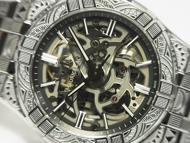 モーリス・ラクロア　アイコン・スケルトン　アーバントライブ　39MM　Ref.AI6007-SS009-030-1 -  腕時計専門店THE-TICKEN(ティッケン) オンラインショップ