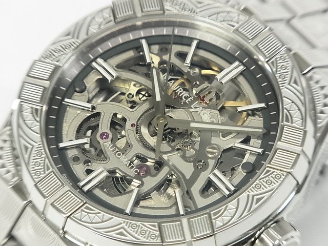 モーリス・ラクロア　アイコン・スケルトン　アーバントライブ　39MM　Ref.AI6007-SS009-030-1 -  腕時計専門店THE-TICKEN(ティッケン) オンラインショップ