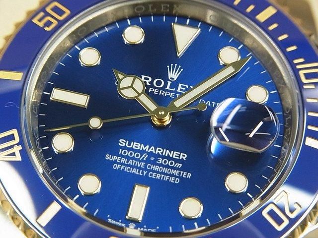 ロレックス サブマリーナ・デイト SS×YGコンビ ブルー 126613LB