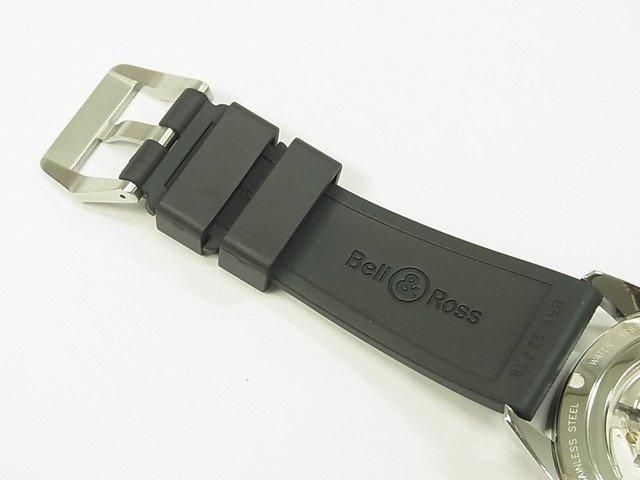 Bell&Ross BR123 スポーツヘリテージ用 純正 レザーストラップ