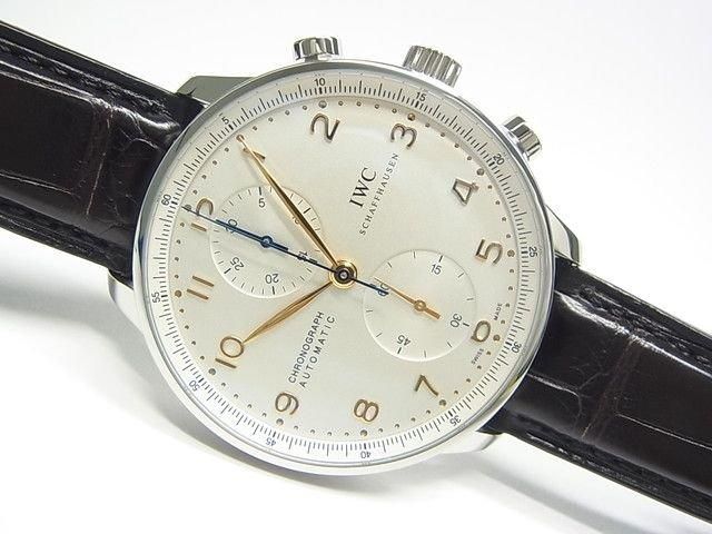 IWC ポルトギーゼ・クロノグラフ シルバー文字盤 IW371445 正規品 - 腕時計専門店THE-TICKEN(ティッケン) オンラインショップ